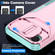 iPhone 16e / 17e Sliding Camshield Phone Case - Grey Green + Pink