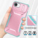 iPhone 16e / 17e Sliding Camshield Phone Case - Grey Green + Pink