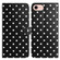 iPhone 16e / 17e Small Dots Pattern Vegan Leather Phone Case - Black