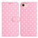 iPhone 16e / 17e Small Dots Pattern Vegan Leather Phone Case - Pink