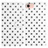 iPhone 16e / 17e Small Dots Pattern Vegan Leather Phone Case - White