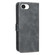 iPhone 16e / 17e Solid Color Calfskin Texture RFID Vegan Leather Phone Case - Black