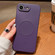 iPhone 16e / 17e Solid Color Liquid Silicone MagSafe Magnetic Phone Case - Dark Purple