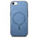iPhone 16e / 17e Solid Color Retro Magsafe PU Back Cover Phone Case - Blue