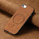 iPhone 16e / 17e Solid Color Retro Magsafe PU Back Cover Phone Case - Brown