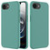 iPhone 16e / 17e Solid Color Silicone Phone Case - Pine Needle Green