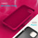 iPhone 16e / 17e Solid Color Silicone Phone Case - Rose Red