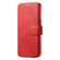iPhone 16e / 17e Splitable Electroplated MagSafe RFID Anti-theft Leather Phone Case with Lens Film - Red