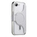 iPhone 16e / 17e Splitable Electroplated MagSafe RFID Anti-theft Leather Phone Case with Lens Film - Silver