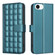 iPhone 16e / 17e Square Texture Leather Phone Case - Green
