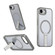 iPhone 16e / 17e Star Shine Series TPU + PC MagSafe Phone Case with Fold Holder - Grey