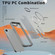 iPhone 16e / 17e Star Shine Series TPU + PC MagSafe Phone Case with Fold Holder - Grey