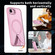 iPhone 16e / 17e Star Shine Series TPU + PC MagSafe Phone Case with Fold Holder - Pink