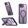 iPhone 16e / 17e Star Shine Series TPU + PC MagSafe Phone Case with Fold Holder - Purple