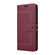 iPhone 16e / 17e Stitched Magnetic Buckle Leather Phone Case - Red