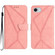 iPhone 16e / 17e Stitching Embossed Leather Phone Case - Pink