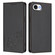 iPhone 16e / 17e Strong Magnetic Dual Butterfly RFID Vegan Leather Phone Case - Black
