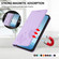 iPhone 16e / 17e Strong Magnetic Dual Butterfly RFID Vegan Leather Phone Case - Light Purple