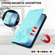iPhone 16e / 17e Strong Magnetic Dual Butterfly RFID Vegan Leather Phone Case - Mint Green