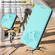 iPhone 16e / 17e Strong Magnetic Dual Butterfly RFID Vegan Leather Phone Case - Mint Green