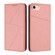 iPhone 16e / 17e Strong Magnetic Frosted Flip Leather Phone Case - Pink