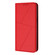 iPhone 16e / 17e Strong Magnetic Frosted Flip Leather Phone Case - Red