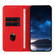 iPhone 16e / 17e Strong Magnetic Frosted Flip Leather Phone Case - Red