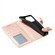 iPhone 16e / 17e Sun Mandala Embossing Leather Phone Case - Rose Gold