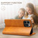 iPhone 16e / 17e Suteni Calf Texture Horizontal Flip Leather Phone Case - Khaki