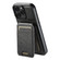 iPhone 16e / 17e Suteni H02 Leather Wallet Stand Back Phone Case - Black