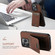 iPhone 16e / 17e Suteni H02 Litchi Leather Card Wallet Stand Back Phone Case - Brown
