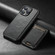 iPhone 16e / 17e Suteni H17 Oil Eax Leather MagSafe Detachable Wallet Phone Case - Black