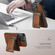 iPhone 16e / 17e Suteni H17 Oil Eax Leather MagSafe Detachable Wallet Phone Case - Brown