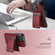 iPhone 16e / 17e Suteni H17 Oil Eax Leather MagSafe Detachable Wallet Phone Case - Red