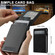 iPhone 16e / 17e Suteni H19 Litchi Grain 2-in-1 MagSafe Removable Card Box Back Phone Case - Black