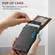 iPhone 16e / 17e Suteni H19 Oil Wax 2-in-1 MagSafe Removable Card Box Back Phone Case - Brown