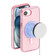 iPhone 16e / 17e Terminator Style Glitter Powder MagSafe Magnetic Phone Case - Pink