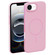 iPhone 16e / 17e Thin Circle PC Injection MagSafe Phone Case - Cherry Pink