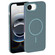 iPhone 16e / 17e Thin Circle PC Injection MagSafe Phone Case - Ocean Blue