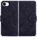 iPhone 16e / 17e Tiger Embossing Pattern Leather Phone Case - Black