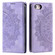 iPhone 16e / 17e Totem Embossed Magnetic Leather Phone Case - Purple