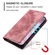 iPhone 16e / 17e Totem Embossed Magnetic Leather Phone Case - Rose Gold
