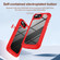 iPhone 16e / 17e TPU + PC Lens Protection Phone Case - Red