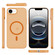 iPhone 16e / 17e Translucent Frosted Skin PC MagSafe Phone Case - Orange