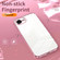 iPhone 16e / 17e Transparent Plating Fine Hole Phone Case - Black
