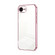 iPhone 16e / 17e Transparent Plating Fine Hole Phone Case - Pink