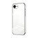 iPhone 16e / 17e Transparent Plating Fine Hole Phone Case - Silver