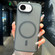 iPhone 16e / 17e Transparent TPU Hybrid PC Magsafe Phone Case - Black