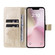iPhone 16e / 17e Tree & Cat Embossed Pattern Flip Leather Phone Case - Gold