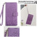 iPhone 16e / 17e Tree & Deer Embossed Leather Phone Case - Purple